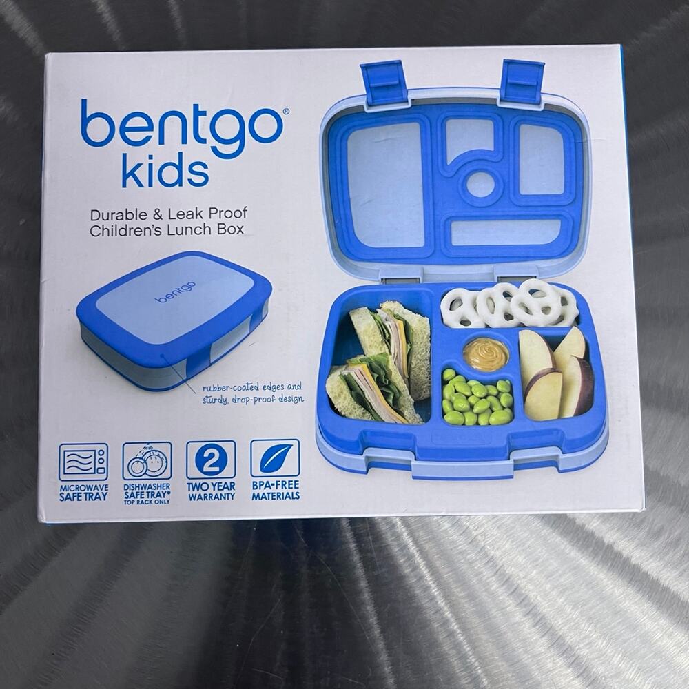 Bentgo Kids Bento-Style 5-Compartment Leak-Proof Lunch Box Blue - Brand NEW!!